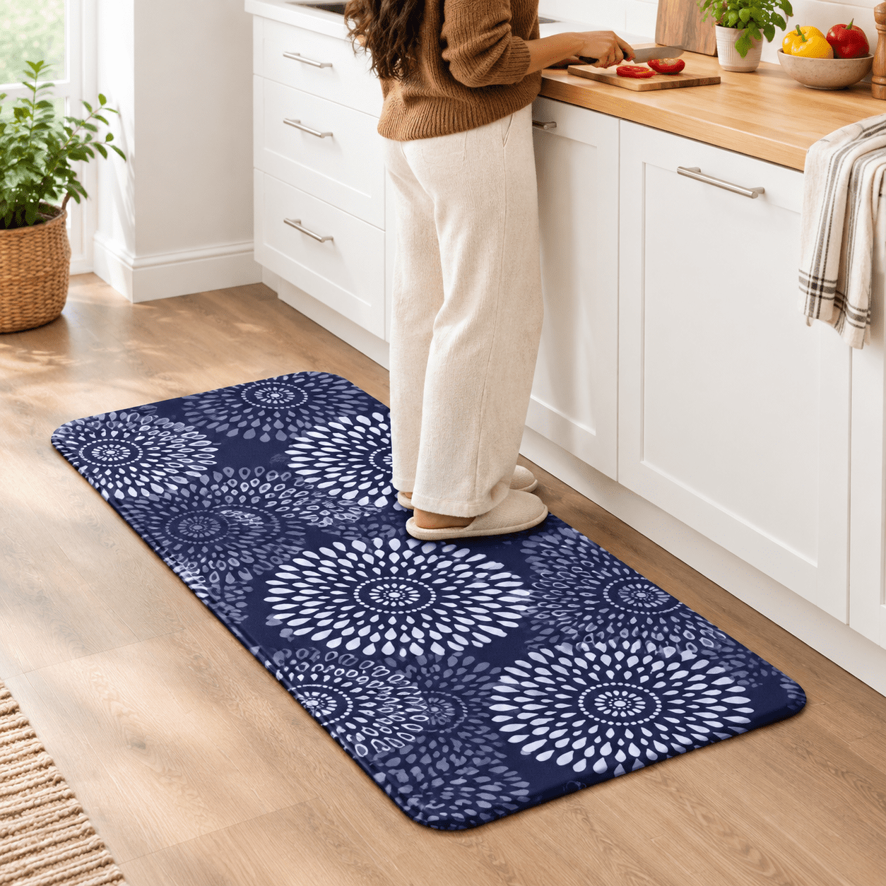 Kitchen Mat Rag Kitchen Mat Water-resistant Rugs Cushioned Anti-floor - Walmart.com