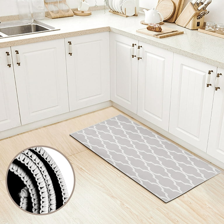 Kitchen Rugs And Kitchen Mats Anti Fatigue Non Slip Rugs Waterproof Pvc  Comfort Standing Kitchen Floor Mats