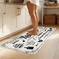 thumbnail image 1 of Kitchen Mats 24x72inch High Pile Rug,Thickened Kitchen Rug Kitchen Rules Theme Rugs Waterproof Non-Slip Rugs Comfort Standing Mat for Kitchen, Laundry Room, Farmhouse Home Decor, 1 of 7