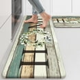thumbnail image 1 of Kitchen Mats 2PCS,Cushioned Anti Fatigue Farmhouse Kitchen Rugs and Mats,Non Skid Waterproof Kitchen Mats for Floor,Comfort Foam Standing Desk Mat for Home,Office,Sink,Laundry, 1 of 6