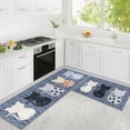thumbnail image 1 of Kitchen Mats Cushioned Anti Fatigue 2 Piece Set, Waterproof Kitchen Mats for Floor Anti Fatigue, Cat Rug for Kitchen Floor Sink Area and Padded Kitchen Mat for Home Kitchen Decor 17"x30"+17"x47", 1 of 6