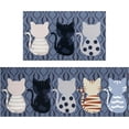 thumbnail image 1 of Kitchen Mats Cushioned Anti Fatigue 2 Piece Set, Waterproof Kitchen Mats for Floor Anti Fatigue, Cat Rug for Kitchen Floor Sink Area and Padded Kitchen Mat for Home Kitchen Decor 17"x30"+17"x47", 1 of 6