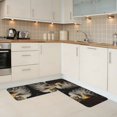 Kitchen Mats for Floor 2 Piece Noble Style Bald Eagle Non Slip Anti