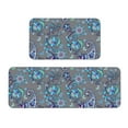 thumbnail image 1 of Kitchen Mats for Floor 2 Piece - Paisley Pattern No.9064 Anti Fatigue Mats for Kitchen Floor, Kitchen Rugs Washable Non Slip for Bedroom Office Bathroom Home Kitchen Decor, 1 of 6