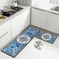 thumbnail image 1 of Kitchen Mats for Floor 2 Piece Set Non Slip Anti Fatigue Kitchen Rug Set Waterproof Cushioned Kitchen Rugs and Mats Comfort Standing Desk Mat for Office,Home,Laundry Room, 1 of 7