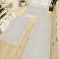 thumbnail image 1 of Kitchen Mats For Floor 3 Piece Set Boho Non Slip Kitchen Rugs Oil And Wear Resistants Washable Farmhouse Kitchen Floor Mats Thick Long Kitchen Throw Area Rug Carpet Runner For Laundry Bathroom, 1 of 8