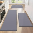 thumbnail image 1 of Kitchen Mats for Floor,3PCS Kitchen Rugs,Non Slip Anti Fatigue for Kitchen Floor,Waterproof Kitchen Sink Mat,Cushioned Standing and Comfort Mats for Office,Grey, 1 of 14
