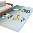 thumbnail image 1 of Kitchen Mats for Floor 3x5 Ft, Blue Ombre Laundry Non Slip Area Rugs for Kitchen Bedroom Entryway, Wash Dry Fold Repeat Washable Carpet Runner Rug Floor Mats for Bedroom Home Decor, 1 of 9