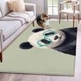 thumbnail image 1 of Kitchen Mats for Floor 3x5 Ft, Sage Green Cute Panda Non Slip Area Rugs for Kitchen Bedroom Entryway, Funny Animals Modern Art Washable Carpet Runner Rug Floor Mats for Bedroom Home Decor, 1 of 8
