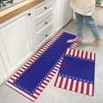 thumbnail image 1 of Kitchen Mats for Floor, 4th of July Independence Day American Flag Patriotic Stars and Stripes Kitchen Rugs, Kitchen Organization Anti-Fatigue Kitchen Mat, Kitchen Decor Runner Rug Standing Desk Mats, 1 of 6