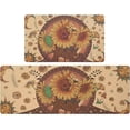 thumbnail image 1 of Kitchen Mats for Floor, Anti Fatigue Mats for Kitchen Floor Mat Cushioned, Sunflower Kitchen Mat 2 Piece, Farmhouse Kitchen Rugs and Mats Non Skid Waterproof, Kitchen Decor, 1 of 6