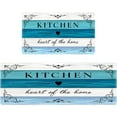 thumbnail image 1 of Kitchen Mats for Floor Farmhouse Cushioned Anti Fatigue Kitchen Rugs Set of 2 Non Slip Waterproof Kitchen Rugs and Mats, Rustic Wooden Comfort Standing Mats for Kitchen, Office, Sink, Laundry, 1 of 6