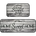 thumbnail image 1 of Kitchen Mats Floor Home Sweet Home - Kitchen Mat Set of 2, Brown Kitchen Rug, Farmhouse Kitchen Rugs for Kitchen Sink Area, Kitchen Sink Rugs and Mats, Kitchen Rugs with Words, 17x30 and 17x47 Inch, 1 of 7