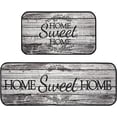 thumbnail image 1 of Kitchen Mats Floor Home Sweet Home - Kitchen Mat Set of 2, Grey Kitchen Rug, Farmhouse Kitchen Rugs for Kitchen Sink Area, Kitchen Sink Rugs and Mats, Kitchen Rugs with Words, 17x30 and 17x47 Inch, 1 of 6