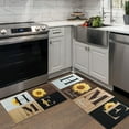thumbnail image 1 of Kitchen Mats for Floor, Kitchen Rugs Set of 2 Carpet Area Runner Rug, Rustic Farmhouse Floral Home Kitchen Decor and Accessories Stuff, 17x30 and 17x47 Inch (Sunflower Brown Yellow), 1 of 6