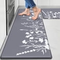 thumbnail image 1 of Kitchen Mats for Floor, Kitchen Rugs Sets of 2, Cushioned Anti Fatigue Mats for Kitchen Floor, Non-Slip Kitchen Decor, Water Resistant Kitchen Rug for Home, Kitchen, 17.3"x30"+17.3"x47", 1 of 7
