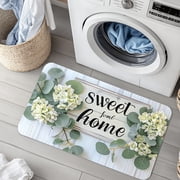 Kitchen Mats for Floor, Waterproof Non-Skid Stain Resistant Kitchen Rugs, 23.6x35.4in Comfort Standing Mat Diatom Mud for Home Kitchen Laundry Hallway,Home Decoration