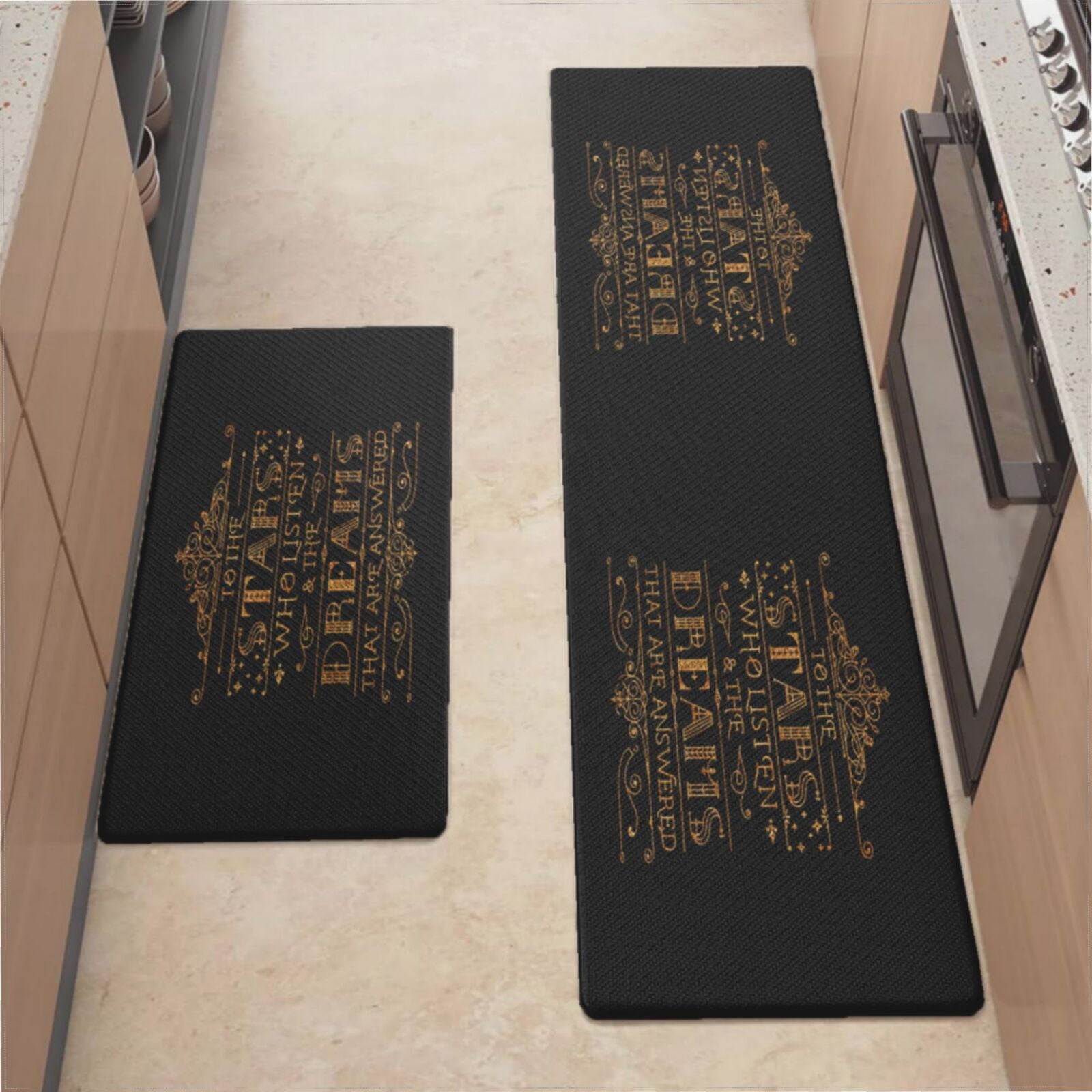 Listening Rug Kitchen Mats For Floor,To The Stars Who Listen Kitchen Rug For Kitchen ...