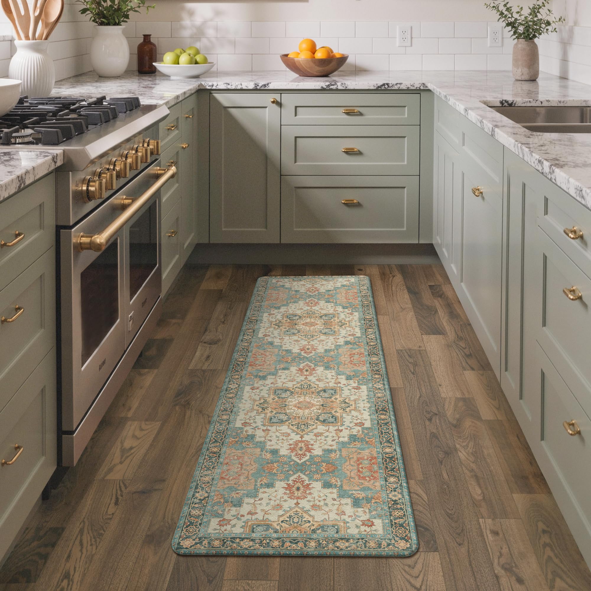 Kitchen Mats Lake Blue 17.3