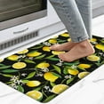thumbnail image 1 of Kitchen Mats, Lemon Kitchen mats for Floor, Anti Fatigue Mats for Kitchen Floor Cushioned, Non Slip Waterproof Standing Mat for Bedroom, Office, Sink, Laundry 17.3 * 29 Inches, 1 of 6
