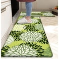 thumbnail image 1 of Kitchen Mats Set of 2 Cushioned Anti Fatigue Kitchen Rugs Non Slip Waterproof Kitchen Runner Memory Foam Floor Mat Comfort Standing Mat for Sink,Office,Laundry, Green, 1 of 3