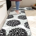 thumbnail image 1 of Kitchen Mats Set of 2 Cushioned Anti Fatigue Kitchen Rugs Non Slip Waterproof Kitchen Runner Memory Foam Kitchen Floor Mat Comfort Standing Mat for Sink,Office,Laundry, 1 of 3