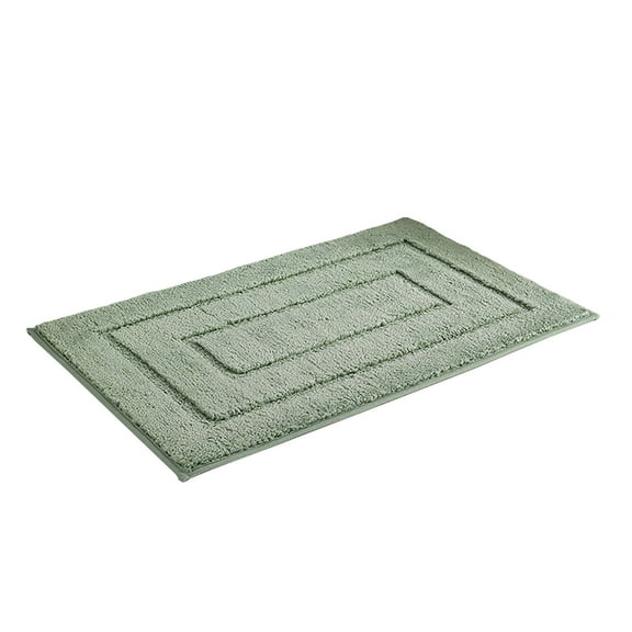 Kitchen Mats and Rugs Solid Color Versatile Multi-Color Bathroom Door Shower Drying Absorbent Foot Pad-Fine Fiber Machine Washable Floor Mat