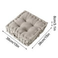 thumbnail image 1 of Kitchen Mats and Rugs Thick Floor Cushion with Handles Floor Pillow Seat Sofa Tatami Mat, 1 of 9