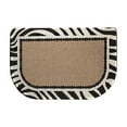thumbnail image 1 of Kitchen Mats for Floor, Kitchen Rugs Non Slip Washable, Half Circle Kitchen Floor Mat Sink Rug Rubber Backed Super Absorbent, 16x24” Brown, 1 of 6