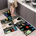 thumbnail image 1 of Kitchen Mats for Floor Waterproof Large Quick-Drying Absorbent Bathroom Mats Kitchen Rug Set 3Pc Living Room Entrance Doormat, 1 of 6
