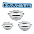 thumbnail image 1 of Kitchen Mesh Colander with Resting Base, Stainless Steel Strainer Basket with Double Handles, Quick Dry Perforated Sieve for Rinsing Draining Cooking, Dishwasher Safe, 3 Small Filter Tray, 1 of 5