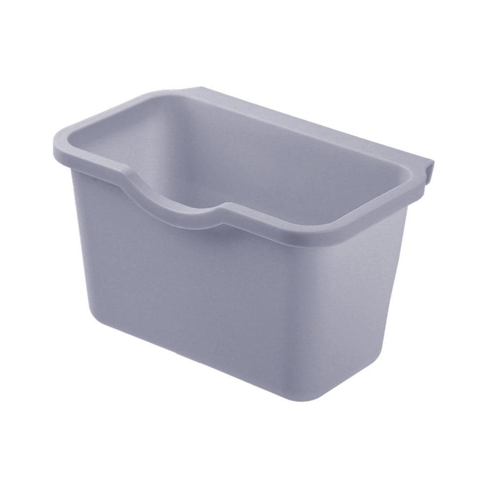 Kitchen Mini Trash Storage Box Grey New Pattern Door Plastic