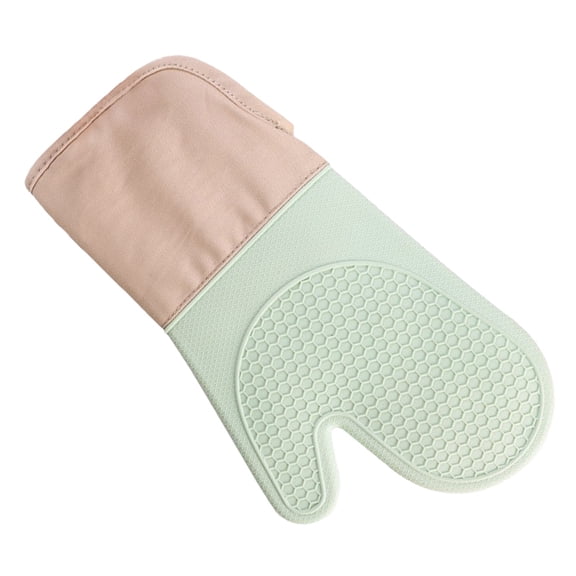 Kitchen Mittens Oven Glove Mitts Cooking Gloves Barbecue Small and Fresh Silica Gel