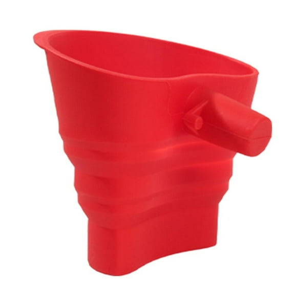 Kitchen Mixer Funnel, Silicone Material Construction, Wide Mouth Design, Easy Cleaning Feature, for Dry Ingredients