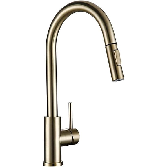 Kitchen Mixer Tap,Touch Single Handle Kitchen Sink Faucet Pull Out Rotation Spray Mixer Tap Faucet Hot and Cold Wate
