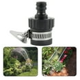thumbnail image 1 of Kitchen Mixer Tap to Connectors Garden Hose Pipe Fitting Faucet Adapter Indoor （Black)2 Pcs, 1 of 12
