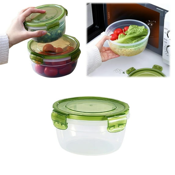 Kitchen Mixing Bowl with Lid, Small Size 1PC – Green, Airtight Food Storage Bowl for Prepping, Baking & Serving – BPA-Free, Dishwasher & Microwave Safe