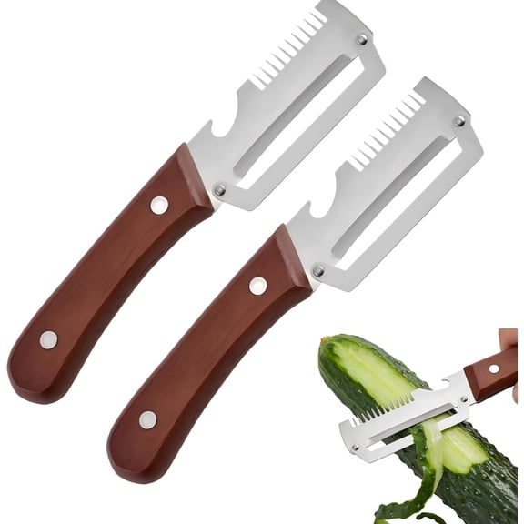 Kitchen Multi-Function Stainless Steel Thickened Fruit Peeler Knife (2)M