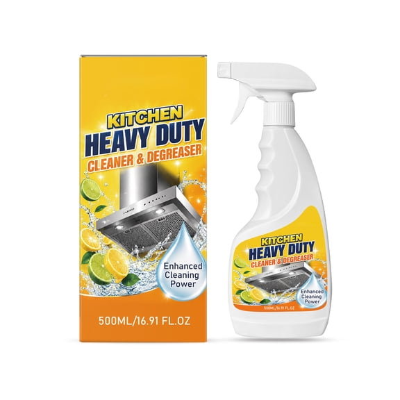 Kitchen Multi Purpose Degreaser, 16.9 Fl oz, Household Cleaner, Kitchen Grease Cleaning Spray, Lemongrass Citrus