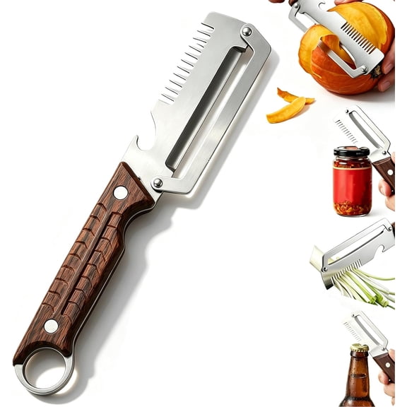 Kitchen Multi-function Stainless Steel Thickened Fruit Peeler Knife, Vegetable Peeler