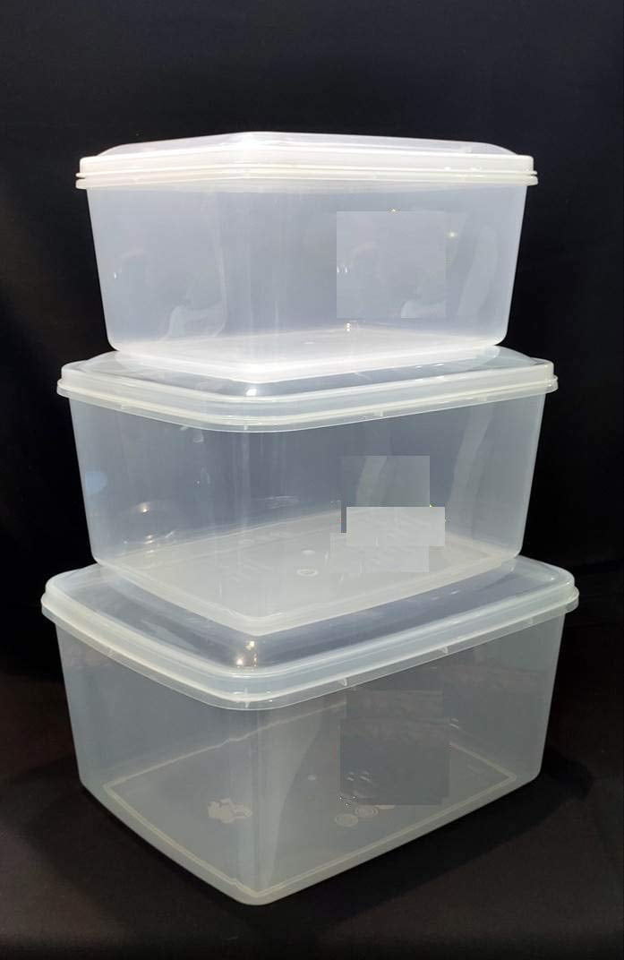 Kitchen Multipurpose Rectangular Plastic Stackable Organizer Large ...