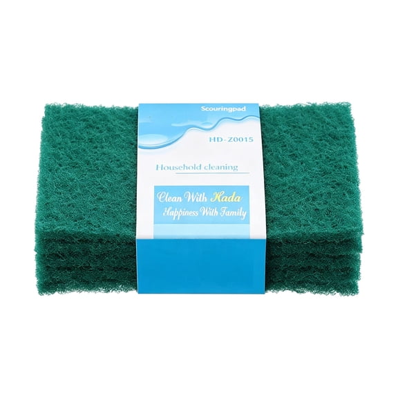 Kitchen Non Scratch Scrub Pads, Torqee Dish Washing Cleaning Blocks, Cookware Stain Removal Scour Sheets, for Pot Scrub, Plate Clean and Stove Grease Wipe, 5Pcs