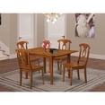 thumbnail image 1 of Kitchen Nook Dining Set- Tables And Dining Chairs-Finish:Saddle Brown,Number of Items:5,Shape:Rectangular,Style:Wood Seat, 1 of 2