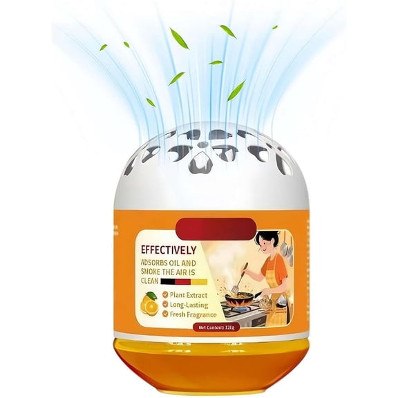 Kitchen Odor Absorber, Plant-Based Air Freshener for Cooking Smells, Long-Lasting Grease Absorbing Box for Kitchen, Living Room, Bathroom - Multi-Purpose Odor Eliminator(XX)