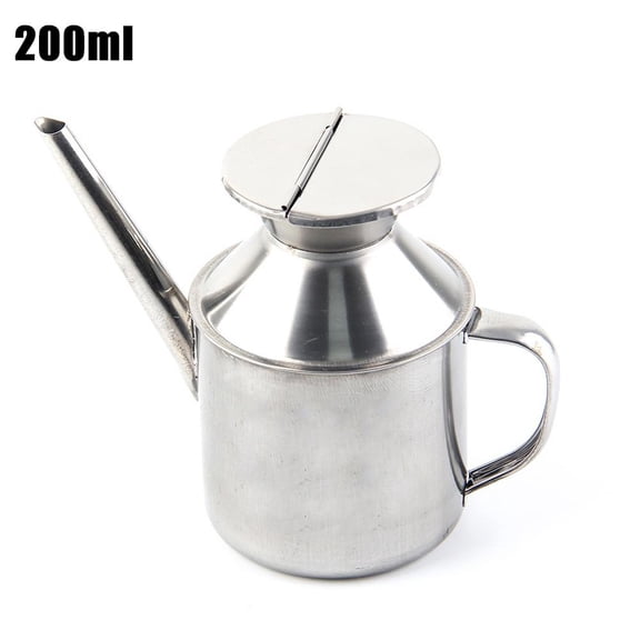 Kitchen Oil Dispenser Bottle 500ml Stainless Steel Leakproof For Cooking