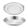Kitchen Oil Strainer Pan Stainless Steel Frying Oil Strainer Pan Fine