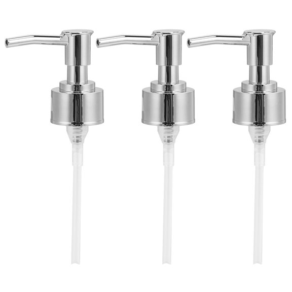 Kitchen Organization Bottle Pump Crystal Hand, 360 Degree Rotation Hand Pump with 3 Nozzles, Universal Size Soap Shampoo Lotion Dispenser Nozzle for Massage Oil Bottle