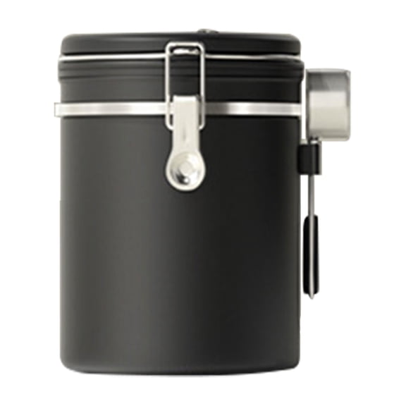 TACILIP Kitchen Organization, Coffee Canister, Airtight Stainless Steel Kitchen Food Storage Container With Date And Scoop For Grounds Coffee,Beans, Tea, Flour, Cereal, Sugar(1.8L), Room Storage
