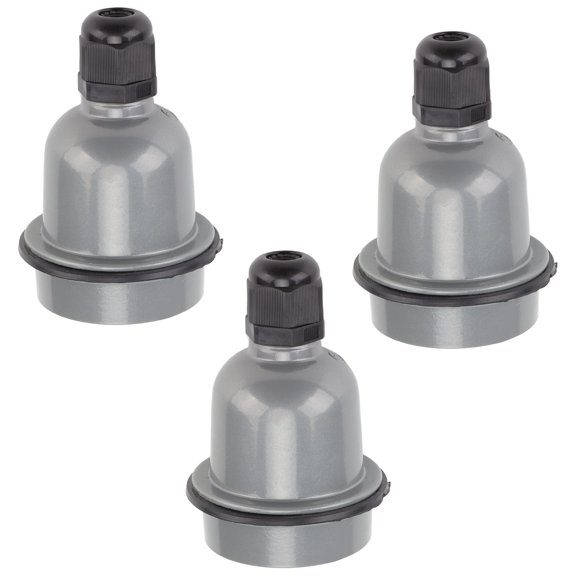 Kitchen Organization E27 Lamp Holder, 3 Pcs Waterproof E27 Light Socket for Home