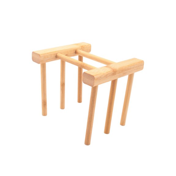 Kitchen Organizer Pot Lid Holder Bamboo Storage Rack Multifunctional Dish Plate Pan Cutting Board Stand Bookshelf